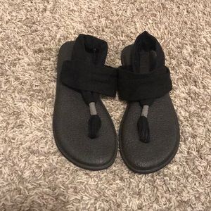 SANUK Black Sandals